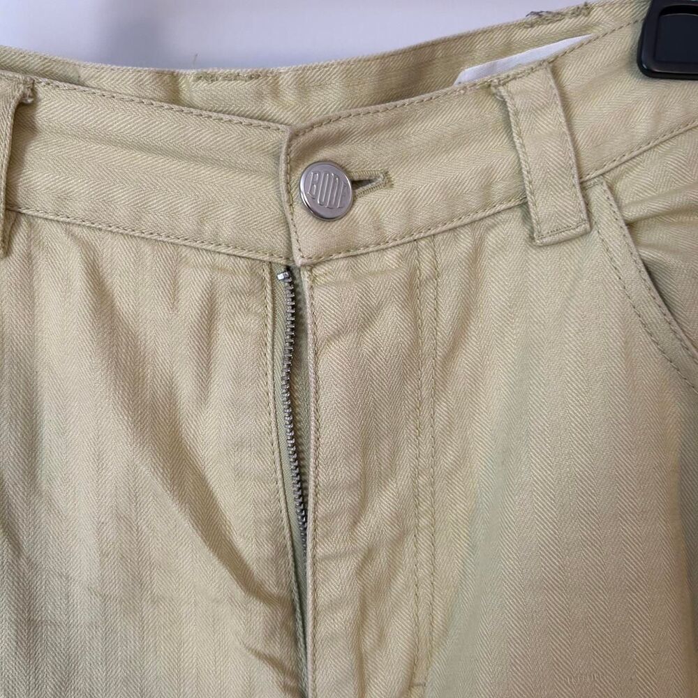Bode Men's Yellow and Green Trousers - Picture 3 of 6